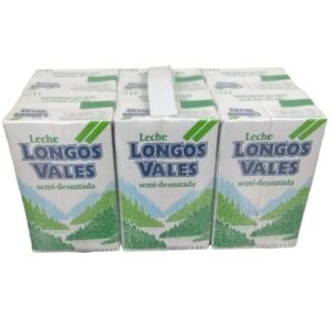 Embalagem Leite Uht Longos Vales 6x1