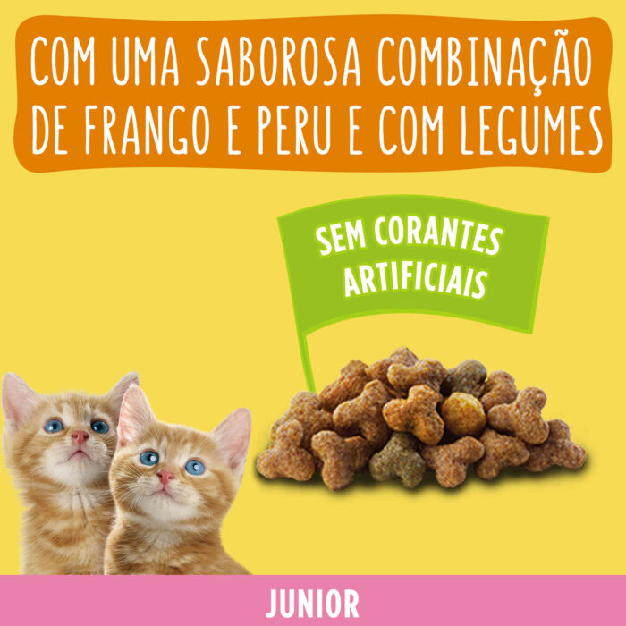Friskie Júnior Gato Frango Leite Legumes 1,5kg3
