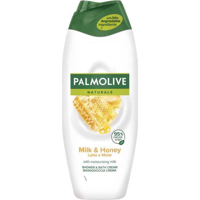 Gel de Palmolive Naturals Leite e Mel 500ml