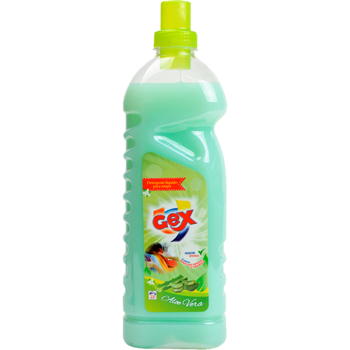 Gex Detergente Liquido Roupa Aloe Vera 1450ml Gex Detergente Liquido Roupa Aloe Vera 1450ml