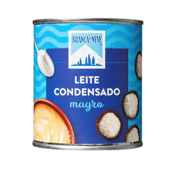 Leite Condensado Magro Branca De Neve 370gok Leite Condensado Magro Branca De Neve 370gok