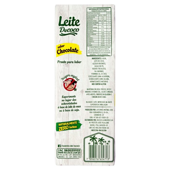 Leite Ducoco Chocolate 1l2 Leite Ducoco Chocolate 1l2