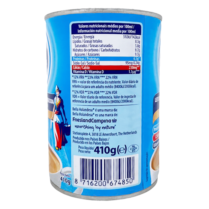 Leite Evaporado Belle Hollandaise 410g3 Leite Evaporado Belle Hollandaise 410g3