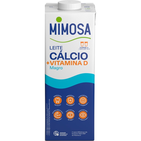 Leite Mimosa M G Cálcio Vitaminado D 1l Leite Mimosa M G Cálcio Vitaminado D 1l
