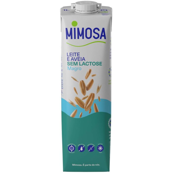Leite Mimosa e Aveia Magro Sem Lactose 1l Leite Mimosa e Aveia Magro Sem Lactose 1l