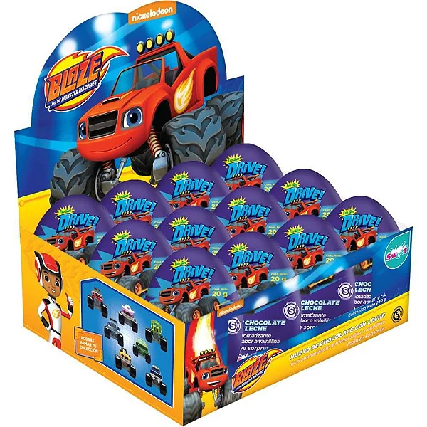 Ovo Chocolate Leite com surpresa Blaze 150g2 Ovo Chocolate Leite com surpresa Blaze 150g2