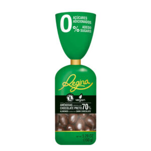 Regina Avelãs Cobertas C Chocolate de Leite sem açúcar 150g