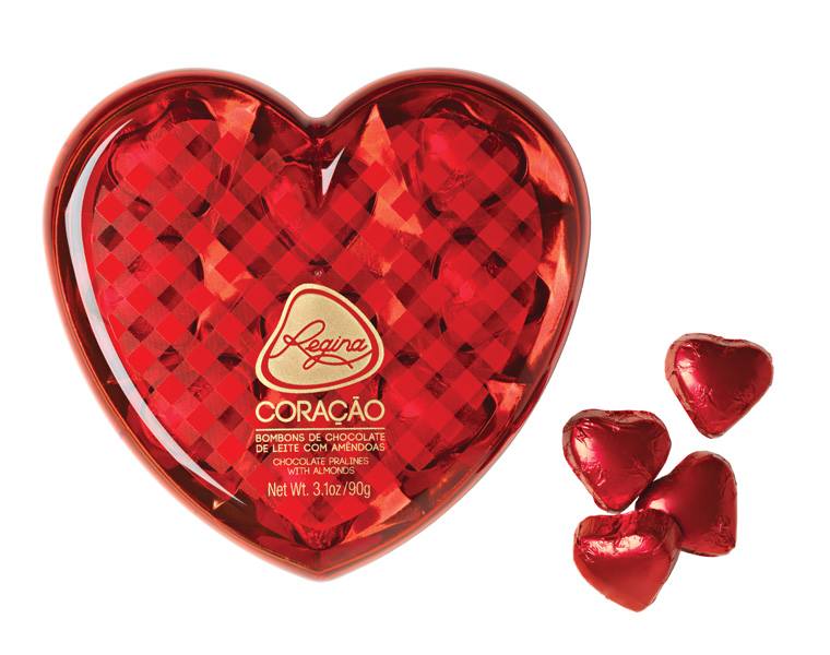 Regina Bombons Coração de Chocolate Leite2 Regina Bombons Coração de Chocolate Leite2