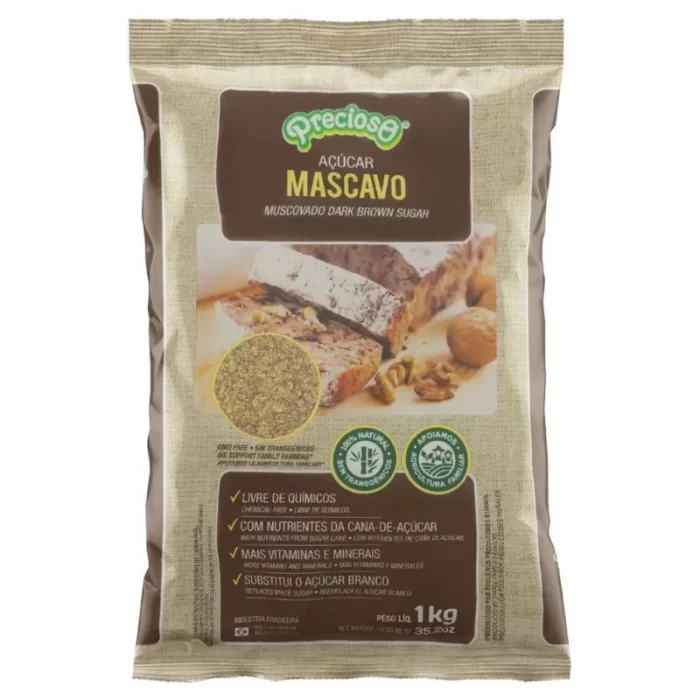 Açucar Mascavo Precioso 1kg Açucar Mascavo Precioso 1kg