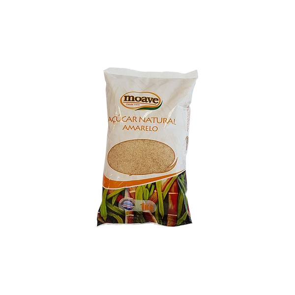Açucar Moave Natural Amarelo 1kg Açucar Moave Natural Amarelo 1kg