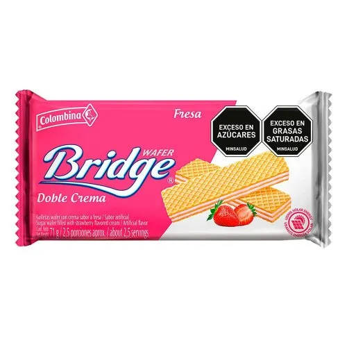 Bolacha Bridge 71 G morango Bolacha Bridge 71 G morango