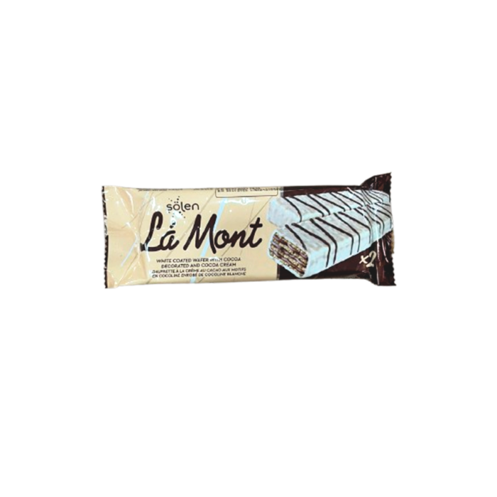 Bolacha Choco Branco La Mont 40g Bolacha Choco Branco La Mont 40g