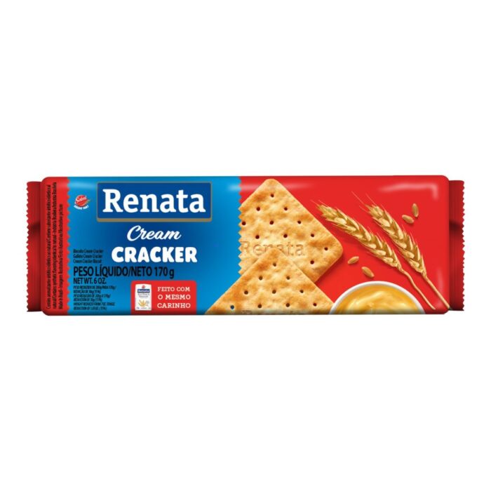 Bolacha Cream Cracker Renata 170g Bolacha Cream Cracker Renata 170g