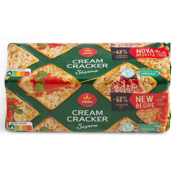 Bolacha Cream Cracker Sesamo 200g Bolacha Cream Cracker Sesamo 200g