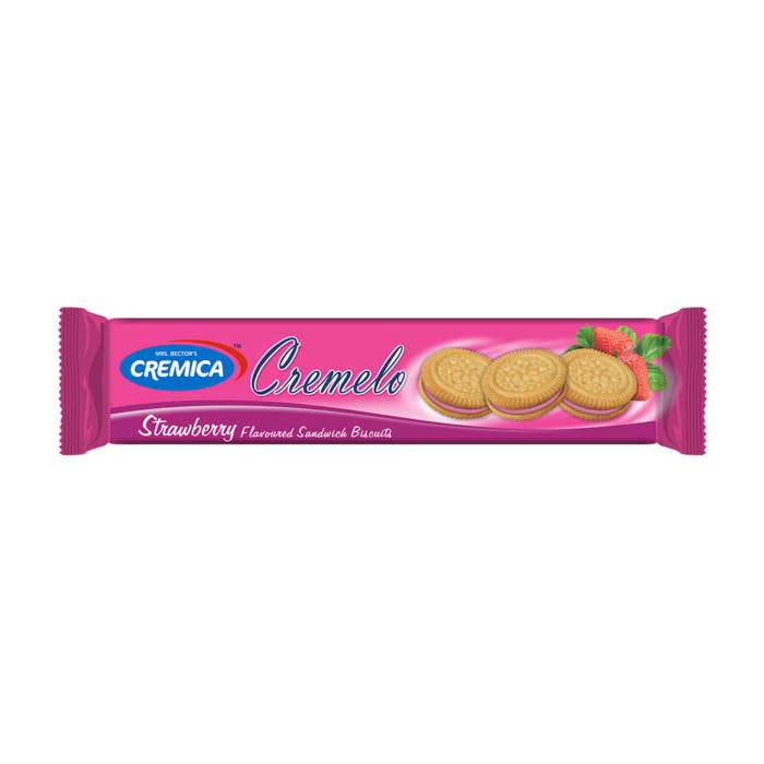 Bolacha Cremica Cremelo Morango 165g