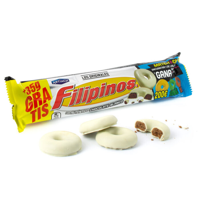 Bolacha Filipinos Chocolat Branco 128g Bolacha Filipinos Chocolat Branco 128g