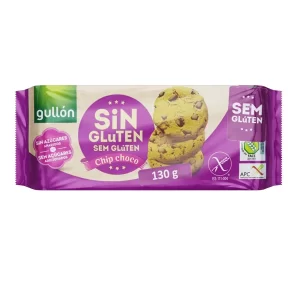 Bolacha Gullon Sin Gluten Chip Choco 130g