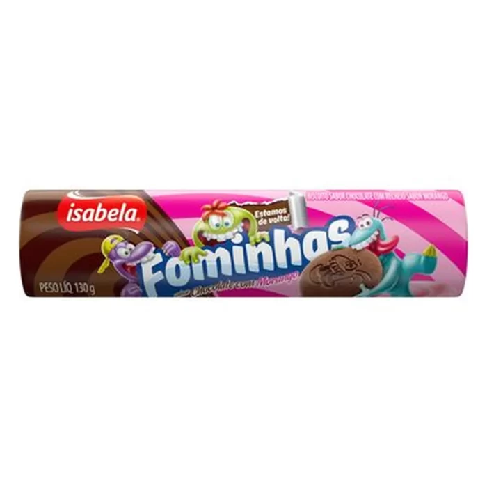 Bolacha Isabela Forminha Sabor Chocolat Morango Bolacha Isabela Forminha Sabor Chocolat Morango