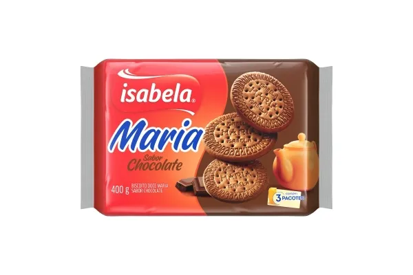 Bolacha Isabela Maria Chocolate 350g2 Bolacha Isabela Maria Chocolate 350g2