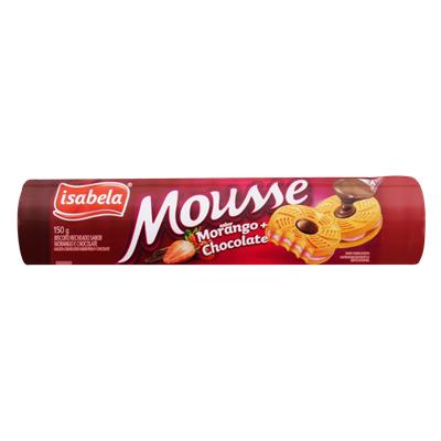 Bolacha Isabela Mousse Morango Chocolate 150g2 Bolacha Isabela Mousse Morango Chocolate 150g2