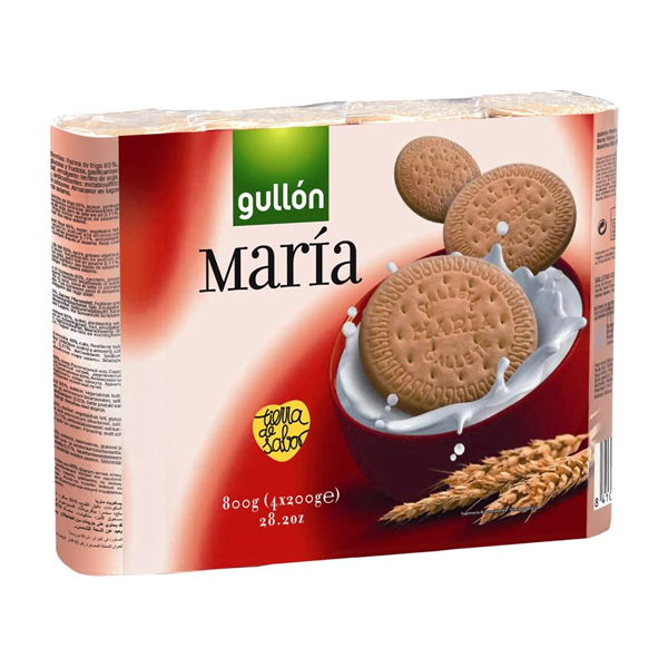 Bolacha Maria Gullon 4x200g Bolacha Maria Gullon 4x200g