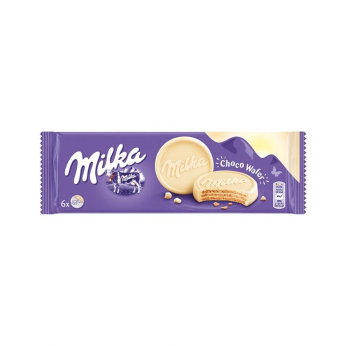 Bolacha Milka Choco Waffer Branco 180g X 18 Bolacha Milka Choco Waffer Branco 180g X 18