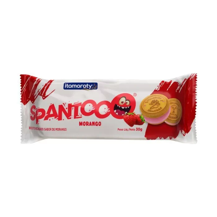 Bolacha Mini Spantoo Morango 30g