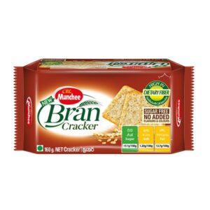 Bolacha Munchee Bran Cracker 160g