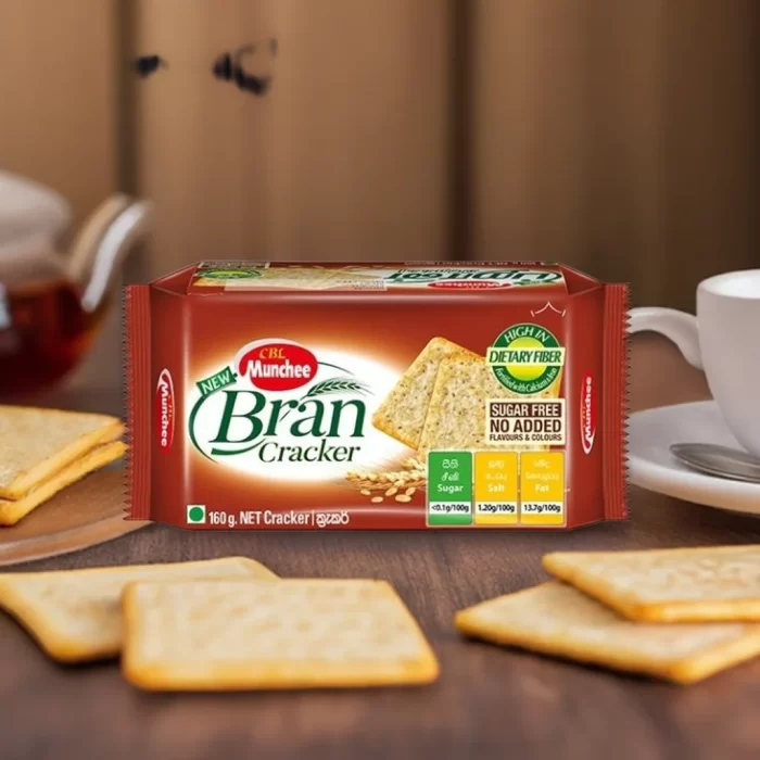 Bolacha Munchee Bran Cracker 160g