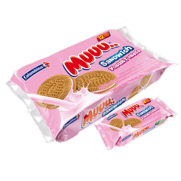 Bolacha Muuu Sandwich Avena Yogurt Fresa 33g2