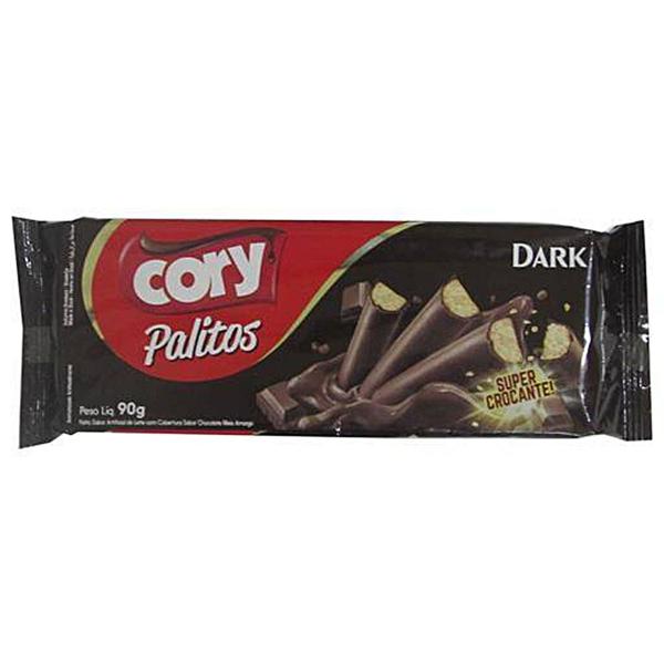 Bolacha Palito Choco Dark Cory 90g Bolacha Palito Choco Dark Cory 90g