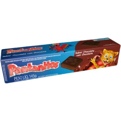 Bolacha Pantanitos Chocolate Baunilha 145g Bolacha Pantanitos Chocolate Baunilha 145g