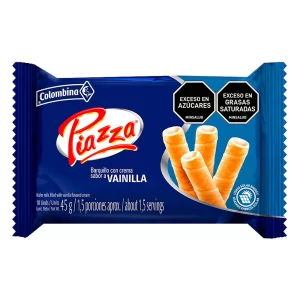 Bolacha Piazza Vainilla 45g