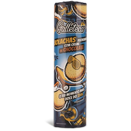 Bolacha Rech.Chocl.Galleteca 500gr Bolacha Rech.Chocl.Galleteca 500gr