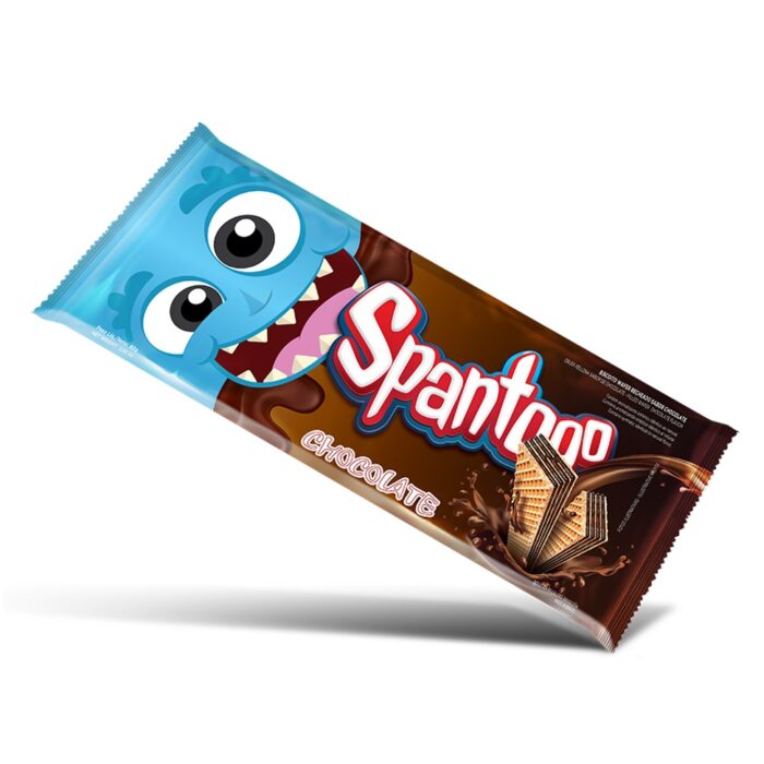 Bolacha Spantoo Wafer Chocolate 80g2