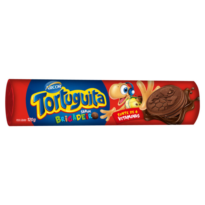 Bolacha Tortuguita Brigadeiro 120g Bolacha Tortuguita Brigadeiro 120g