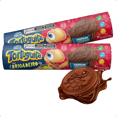 Bolacha Tortuguita Brigadeiro 120g2 Bolacha Tortuguita Brigadeiro 120g2