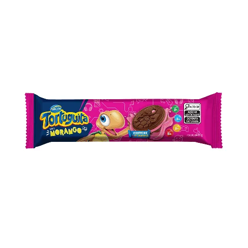 Bolacha Tortuguita Morango 86g Bolacha Tortuguita Morango 86g