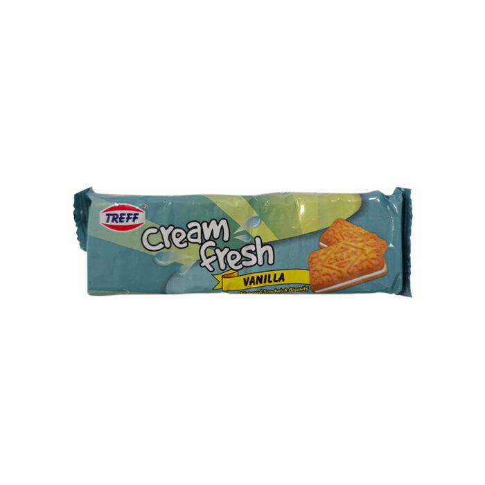 Bolacha Treff Cream Fresh Vanilla 75g Bolacha Treff Cream Fresh Vanilla 75g