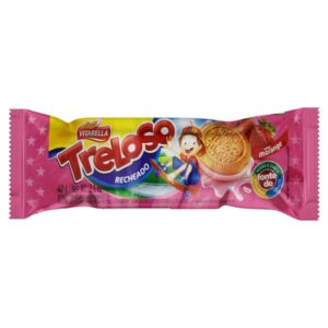 Bolacha Treloso Morango 60 G