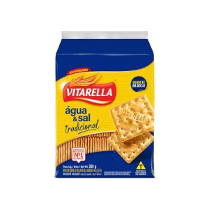 Bolacha Vitarella Agua E Sal Tradicional 350g