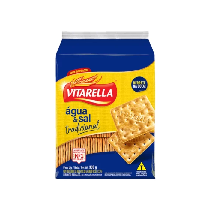 Bolacha Vitarella Agua E Sal Tradicional 350g Bolacha Vitarella Agua E Sal Tradicional 350g
