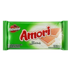 Bolacha Wafer Amori Mousse De Limao 120g