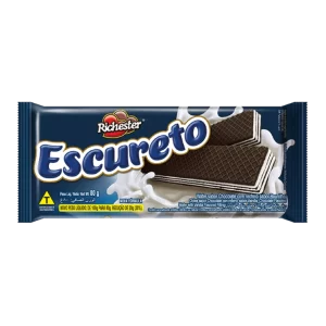 Bolacha Wafer Escureto 120g