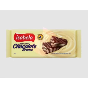 Bolacha Wafer Isabela Choco Branco 100 G