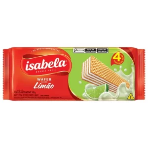 Bolacha Wafer Isabela Limao 100g