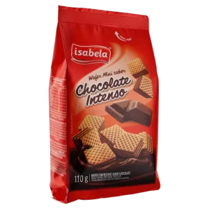 Bolacha Wafer Isabela Mini Chocolate Intenso110g