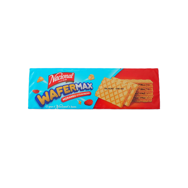 Bolacha Wafer Max Nacional Morango 125g 2 Bolacha Wafer Max Nacional Morango 125g 2