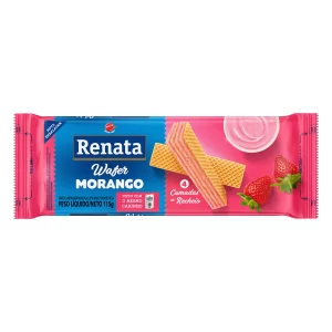 Bolacha Wafer Renata Morango 115g