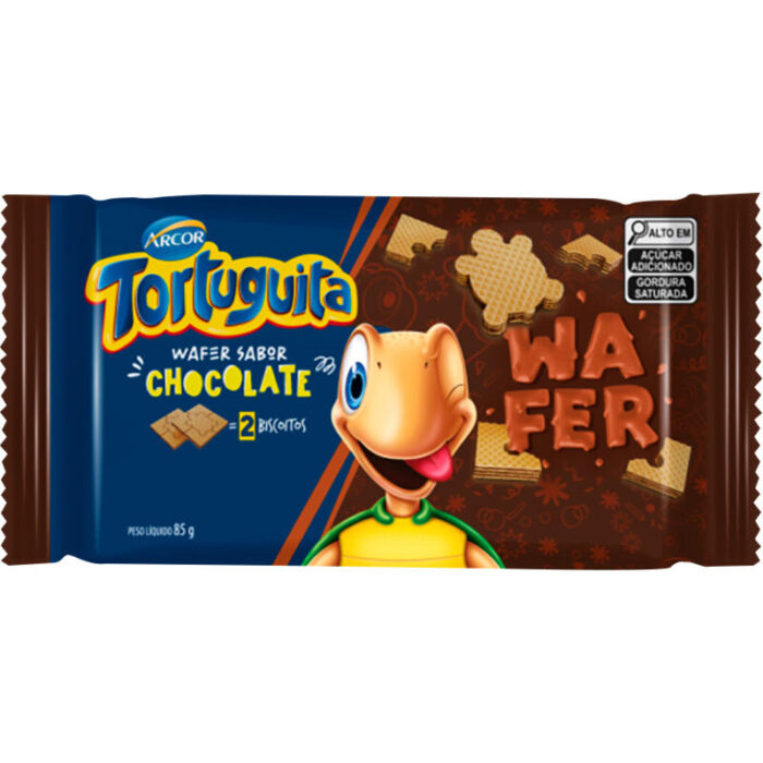Bolacha Wafer Tortuguita Chocolate 85g2 Bolacha Wafer Tortuguita Chocolate 85g2